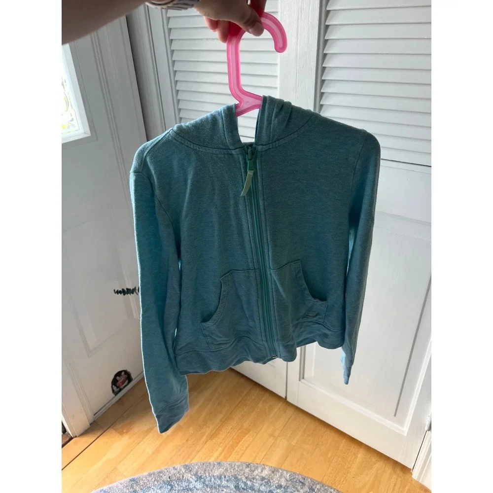 Vineyard vines blue girls cotton‎ zip-up size 7-8